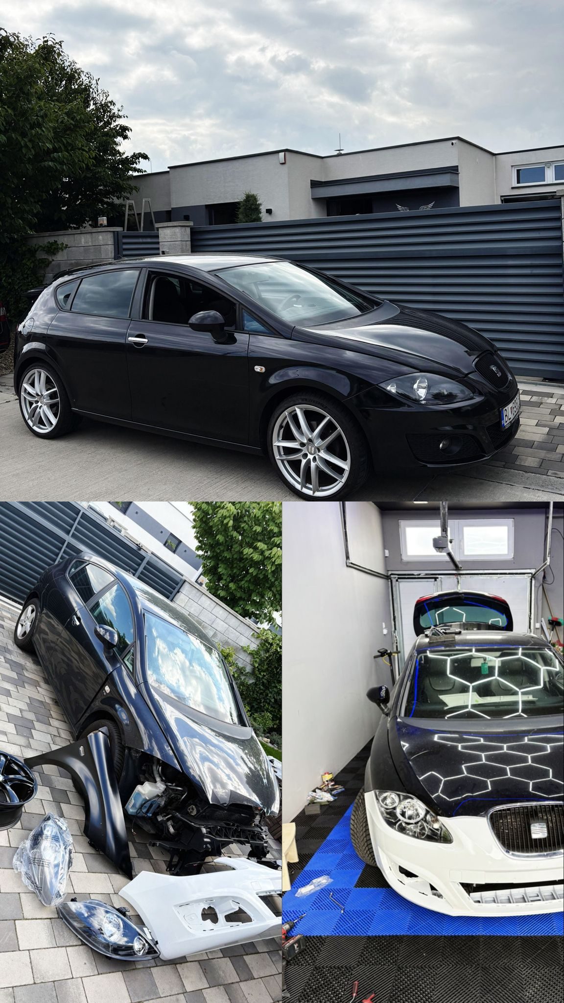 Karosárska oprava Seat Leon po búračke